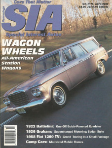 SPECIAL-INTEREST AUTOS 2000 APRIL - STATION WAGONS, BATTISTINI, '36 GRAHAM